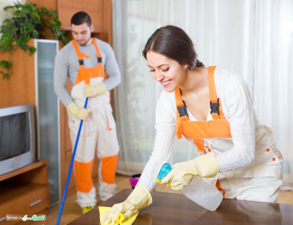 هزینه نظافت منزل در ازگل