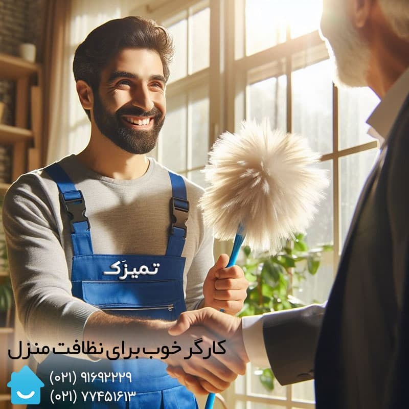نظافتچی منزل تهران