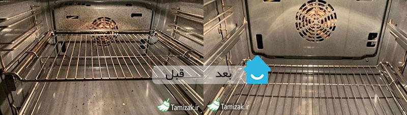 تمیز کردن مایکروفر